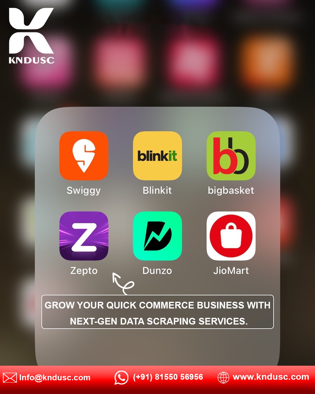 🚀 Supercharge Q-Commerce Growth with AI-Powered Data Scraping by KNDUSc